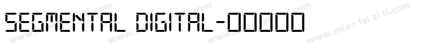 Segmental Digital字体转换